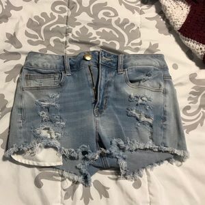 American Eagle mid rise jean shorts